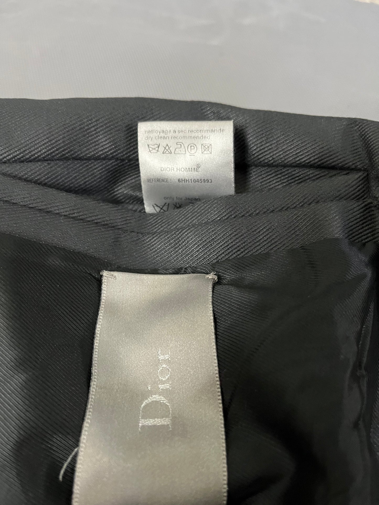 Dior Homme AW06 Waxed Canvas Bomber