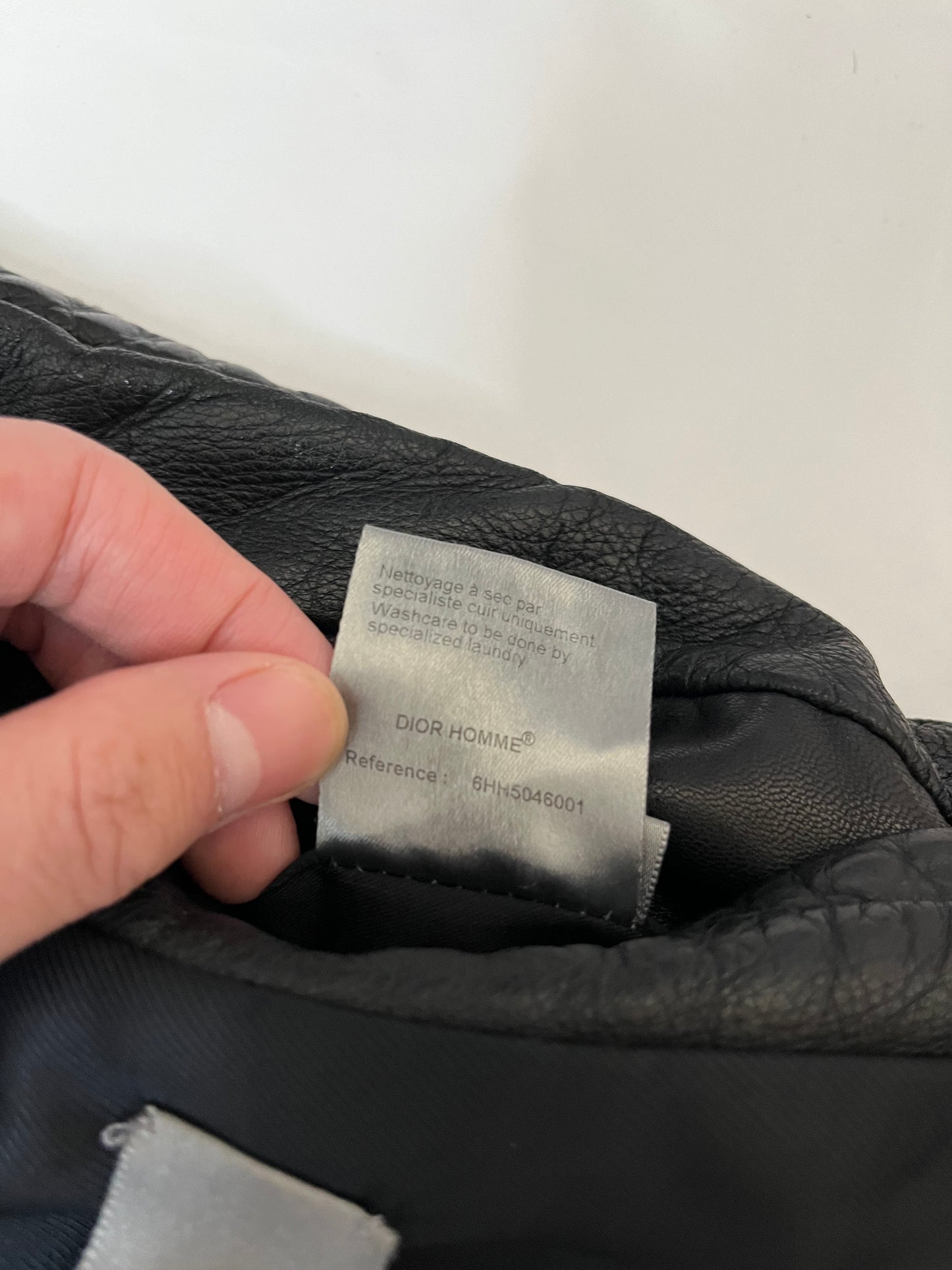 Dior Homme AW06 These Grey Days Leather Jacket