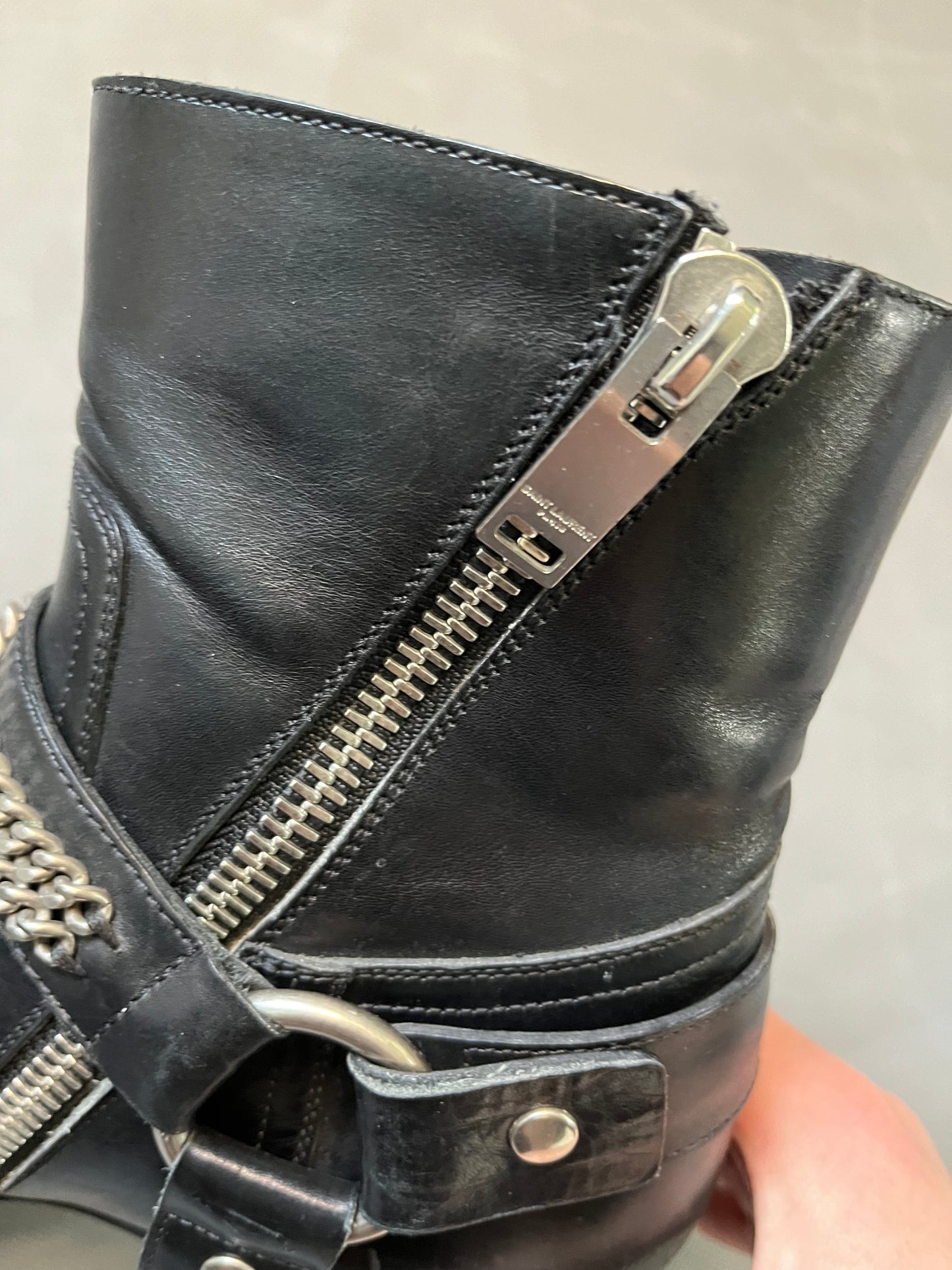 Saint Laurent Paris FW13 Chain Harness Wyatt