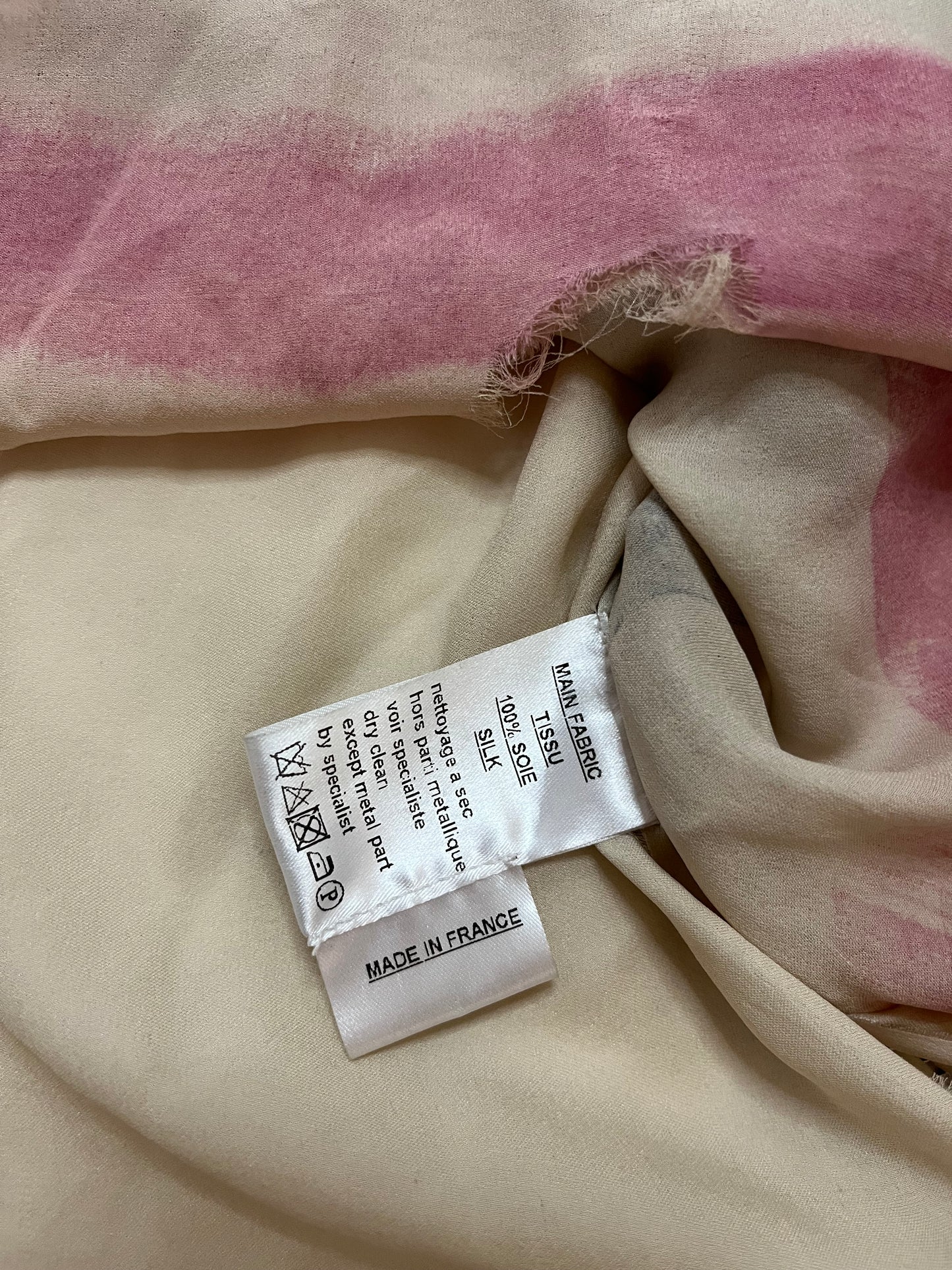 Balmain SS11 American Flag Silk Safety Pin Tank top