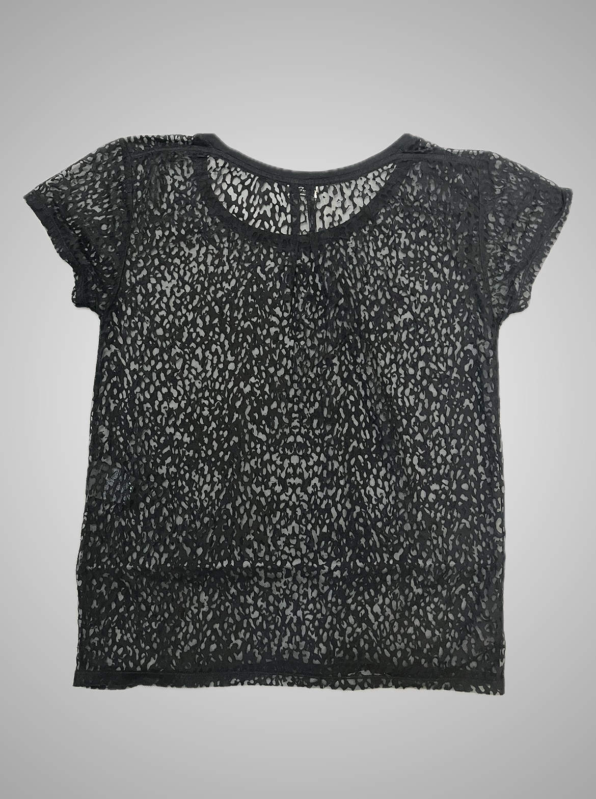 Saint Laurent Paris SS14 Sheer Babycat Tee