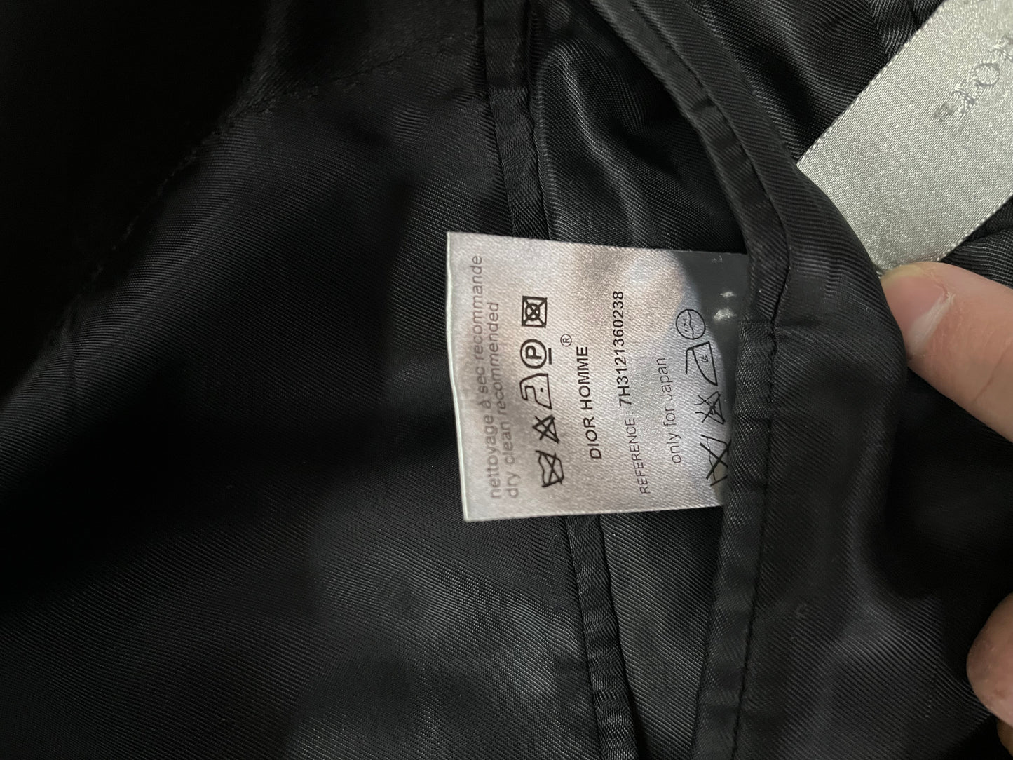 Dior Homme FW07 Wool Pattern Smoking Blazer