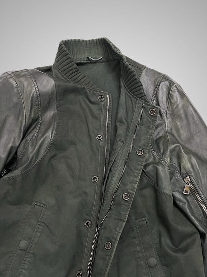 Balmain SS11 Hand Painted “Justice” Leather Teddy Jacket