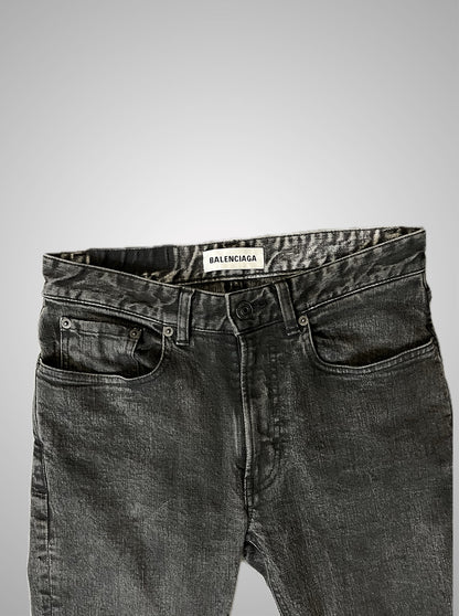 Balenciaga 2019 Lowrise Skinny Bootcut Flare Denim