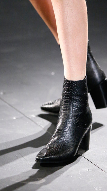 Saint Laurent Paris FW15 Python French 85 boots