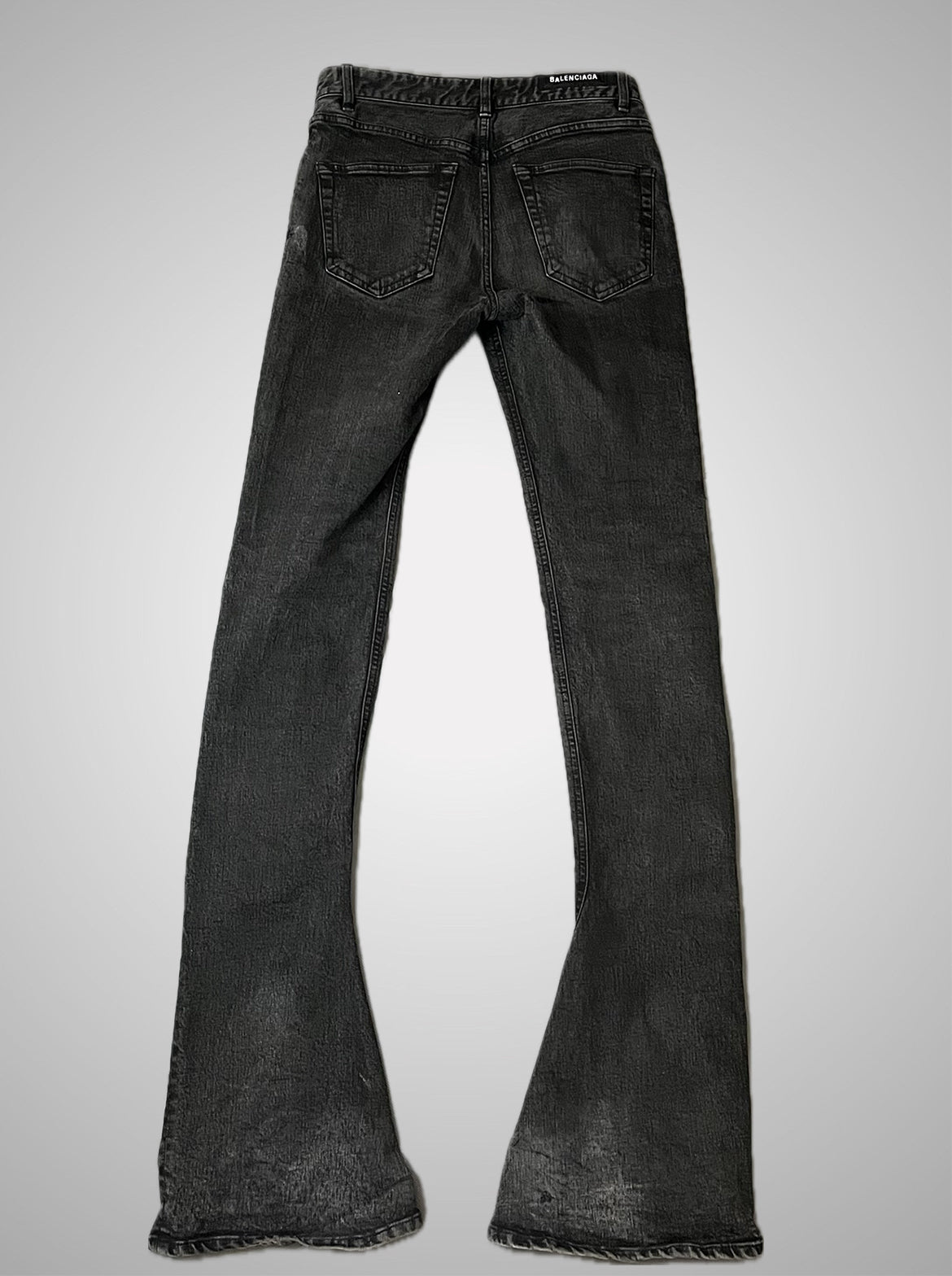Balenciaga 2019 Lowrise Skinny Bootcut Flare Denim