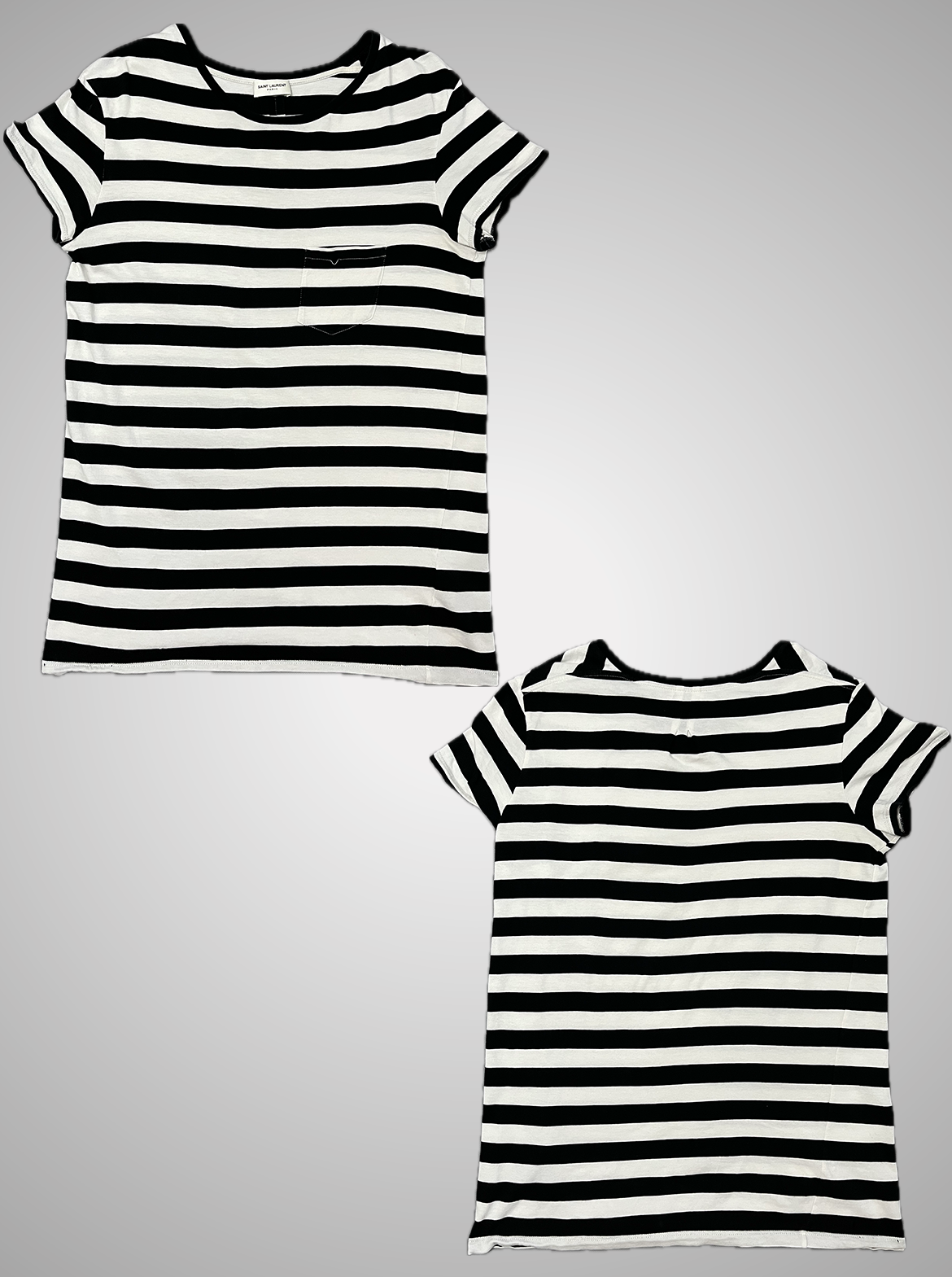 Saint Laurent Paris FW14 Striped Top