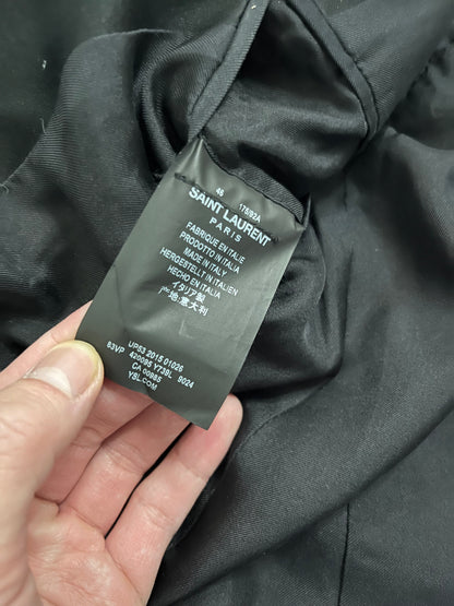 Saint Laurent Paris SS16 Runway Tuxedo Blazer