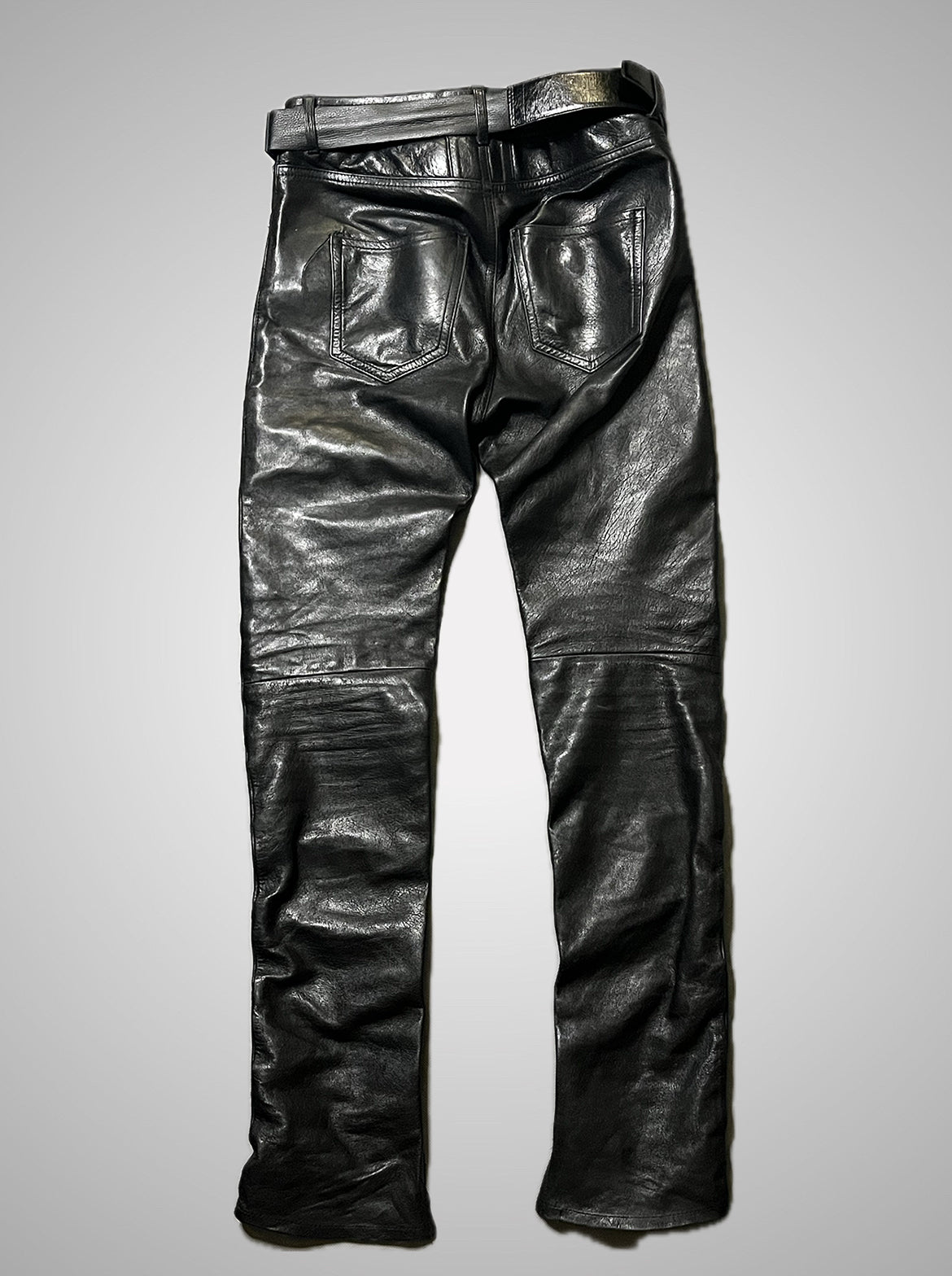 Saint Laurent Paris FW15 Multizip Lambskin Leather Pants
