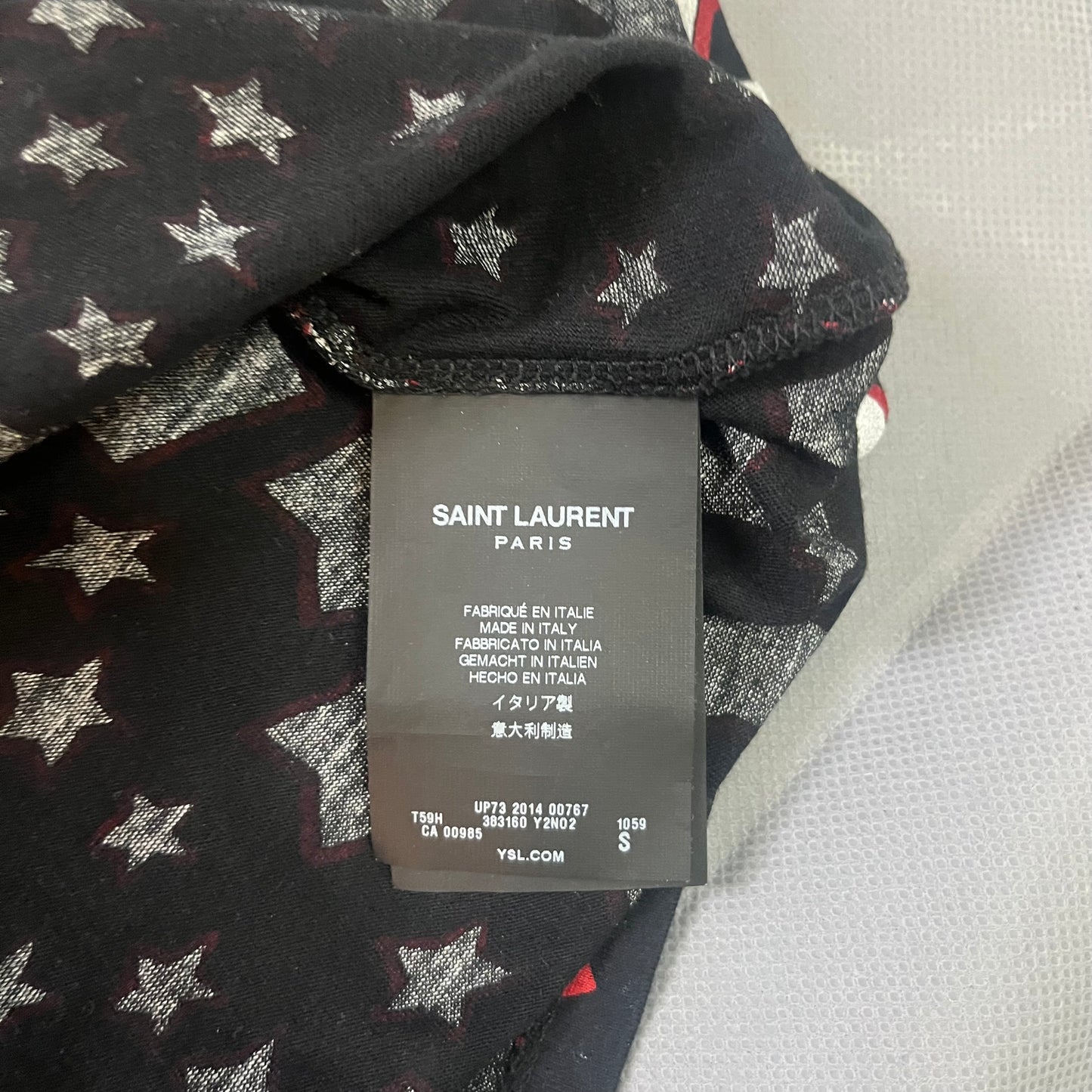 Saint Laurent Paris SS15 Psych Rock Star Tee