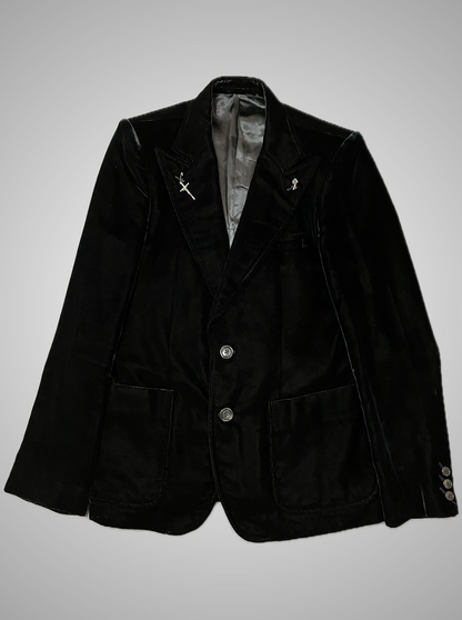 Number Nine AW04 Velvet Blazer