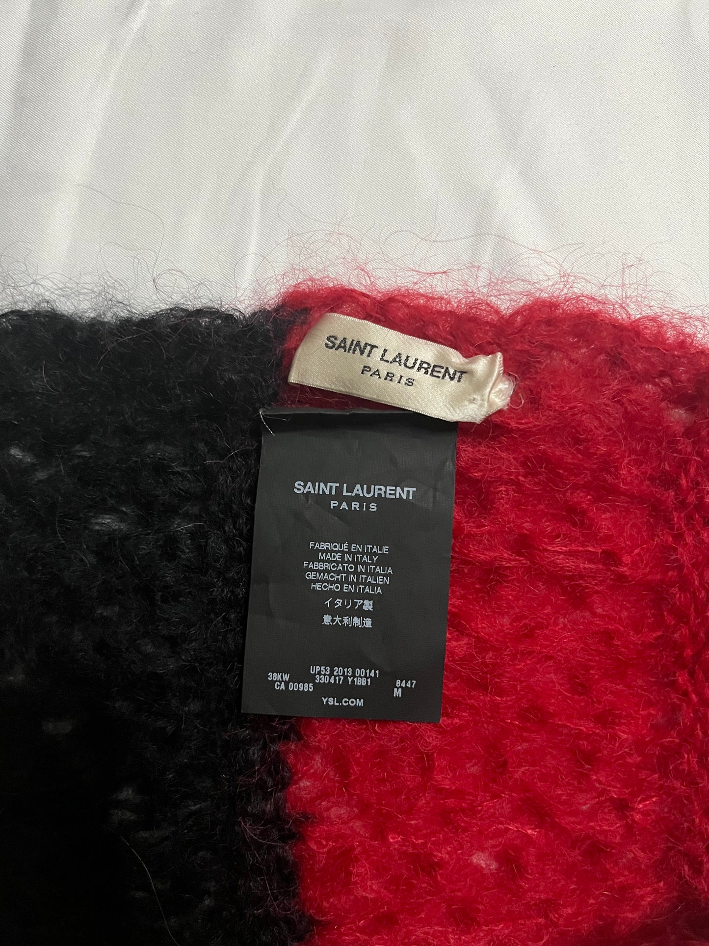 Saint Laurent Paris FW13 Mohair Scarf
