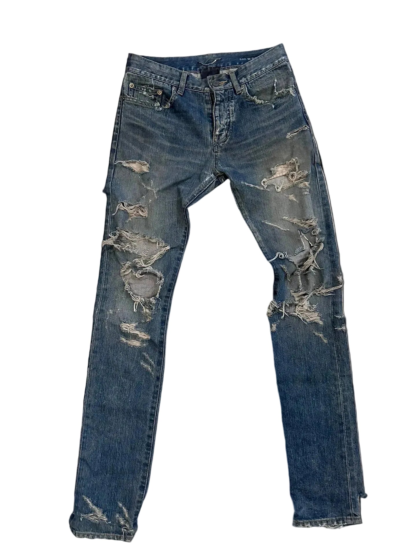 Saint Laurent Paris FW13 Runway “Big Crash” Denim