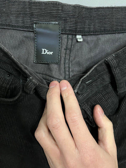 Dior Homme AW08 Luster Waxed Corduroy Denim