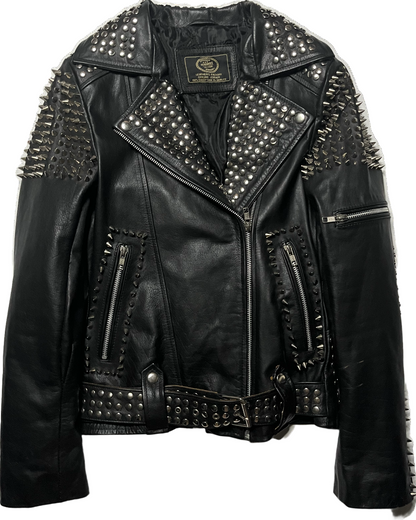 Vintage Studded Leather Jacket