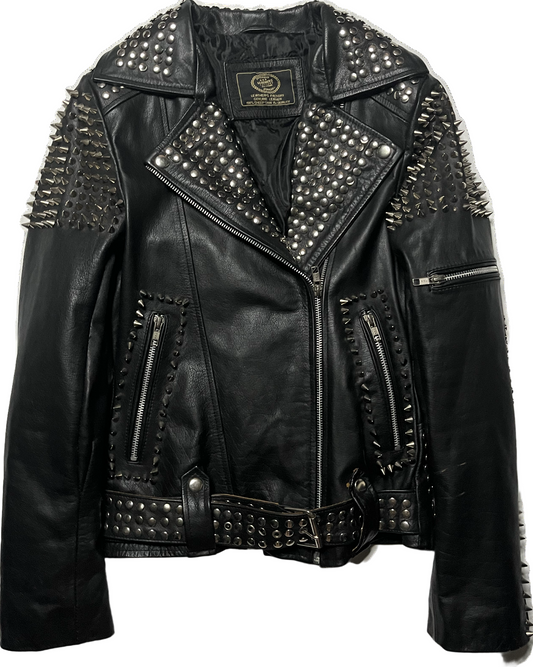 Vintage Studded Leather Jacket