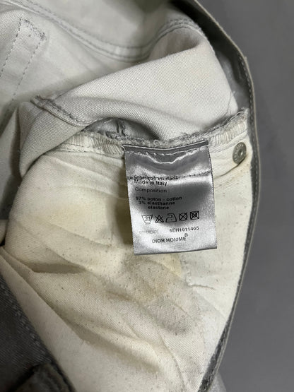Dior Homme SS06 Glitter Silver Denim
