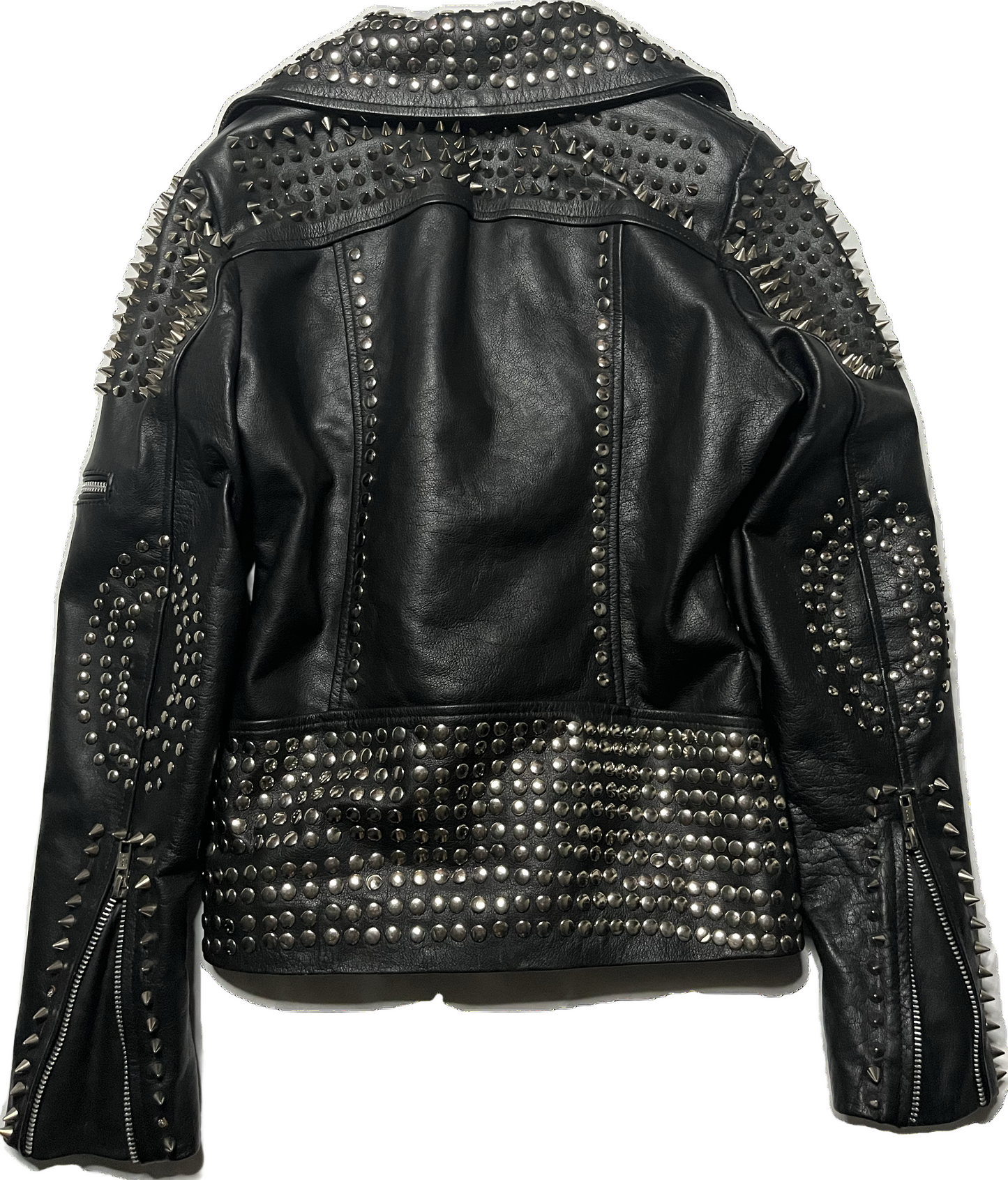 Vintage Studded Leather Jacket