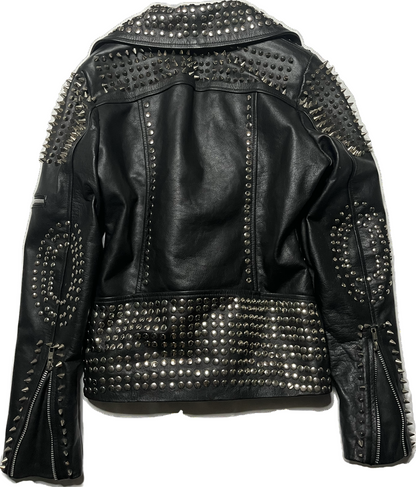 Vintage Studded Leather Jacket