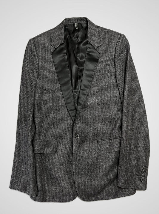 Dior Homme FW07 Wool Pattern Smoking Blazer