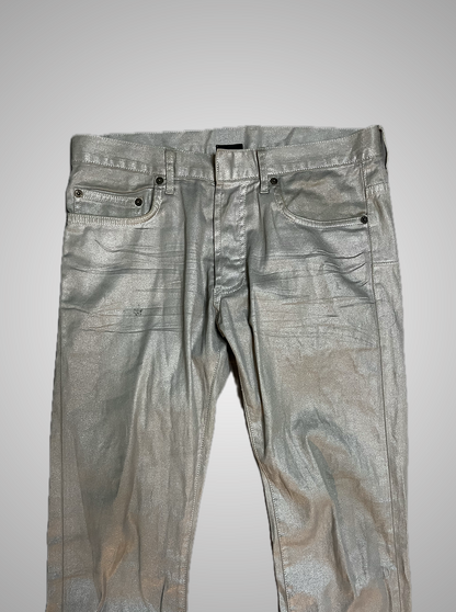 Dior Homme SS06 Glitter Silver Denim