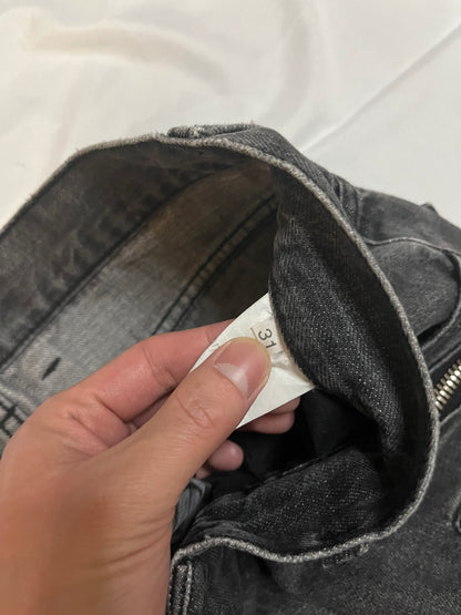 Balmain 2010 6-zip Biker Denim