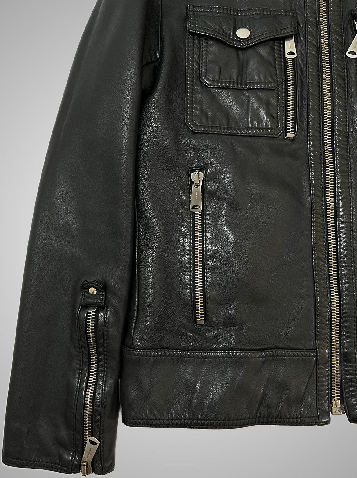 Dior Homme AW06 These Grey Days Leather Jacket