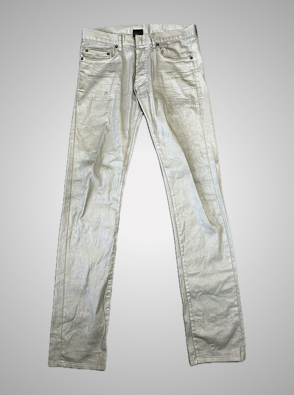 Dior Homme SS06 Glitter Silver Denim