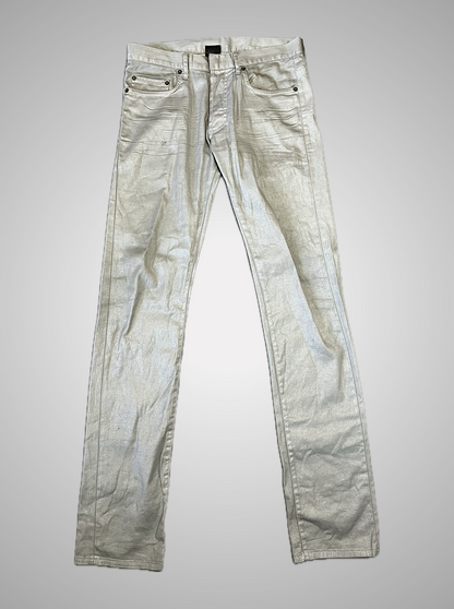 Dior Homme SS06 Glitter Silver Denim