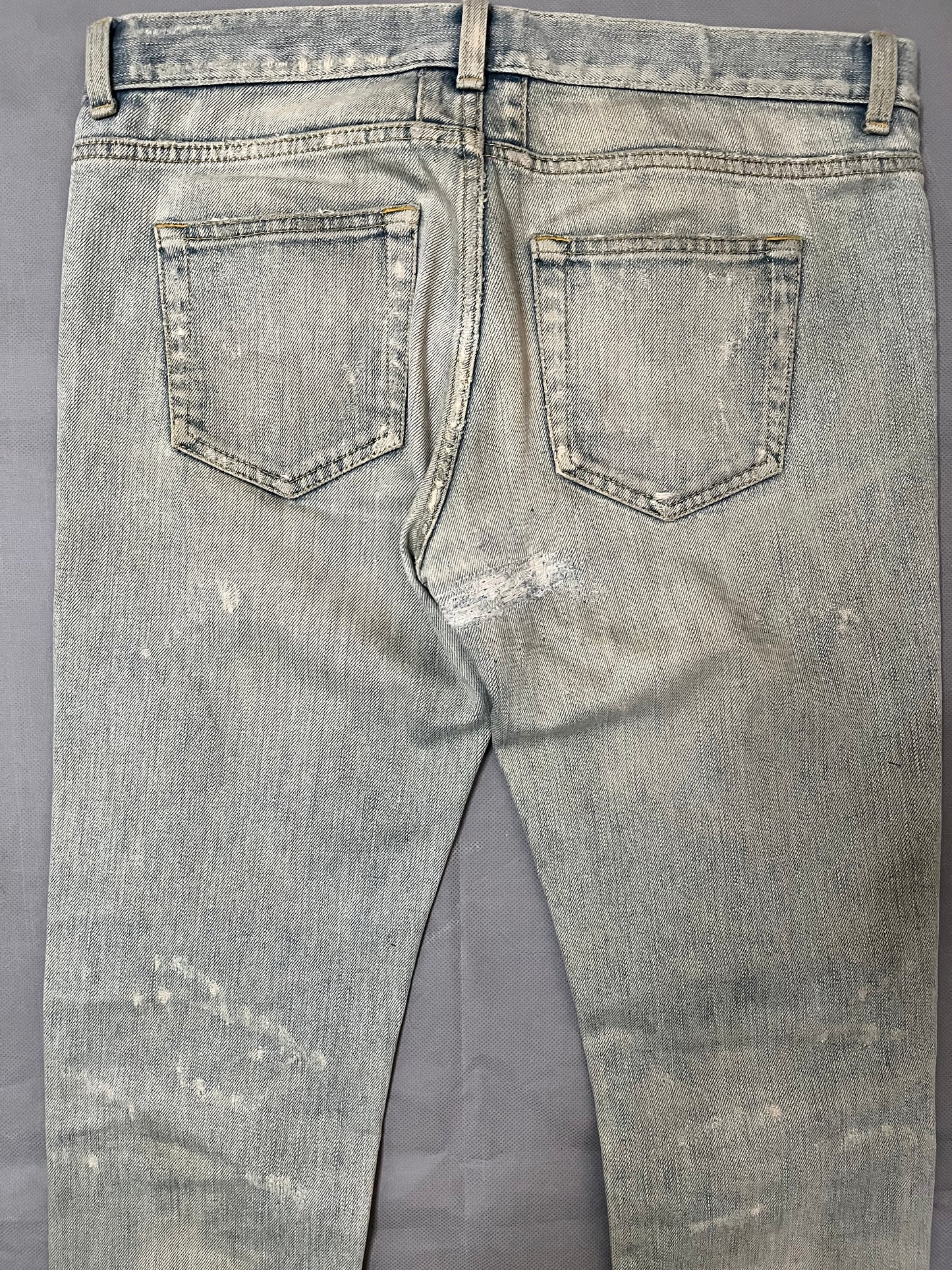 Saint Laurent Paris FW14 D01 Crash Denim