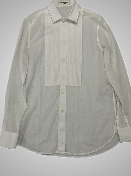 Saint Laurent Paris SS15 Tuxedo Shirt