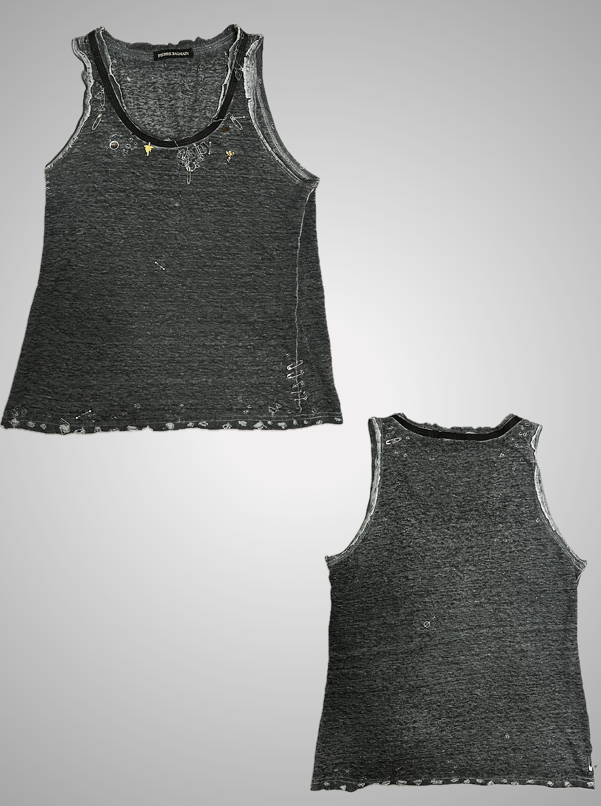 Pierre Balmain Pierced Tanktop
