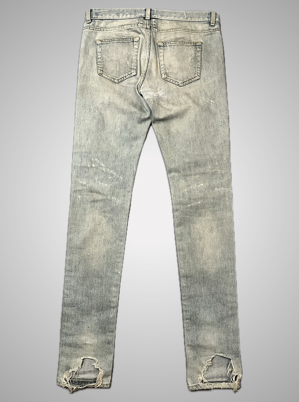 Saint Laurent Paris FW14 D01 Crash Denim