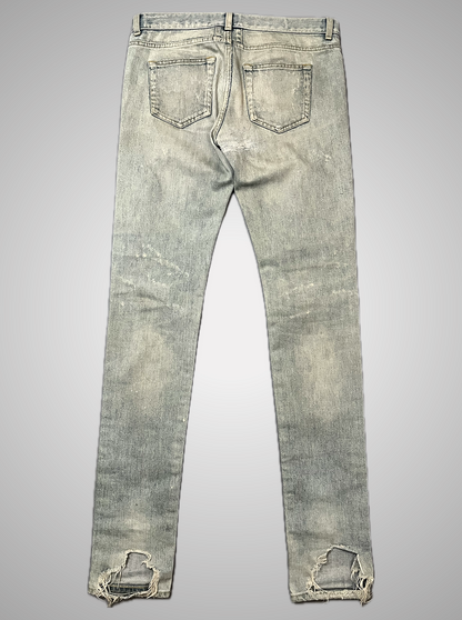 Saint Laurent Paris FW14 D01 Crash Denim