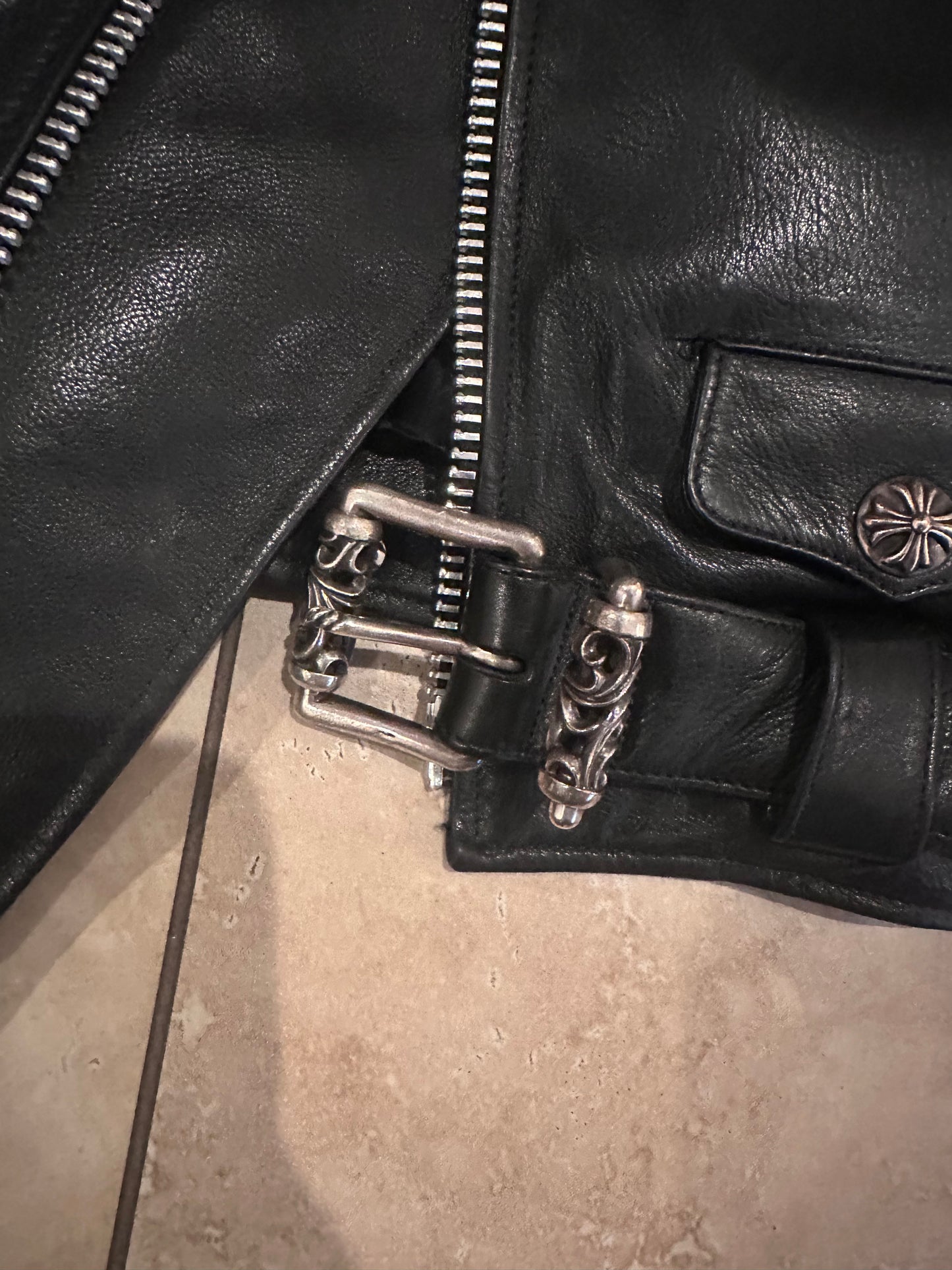 Chrome Hearts Custom Order JJ Dean Leather Jacket