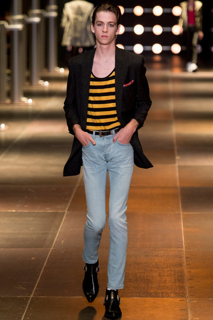Saint Laurent Paris FW14 Striped Tank Top
