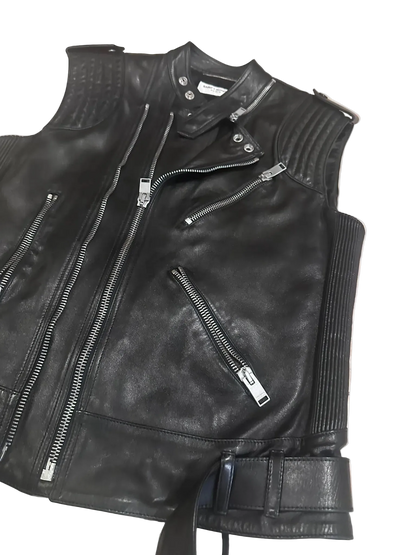 Saint Laurent Paris FW13 Leather Vest