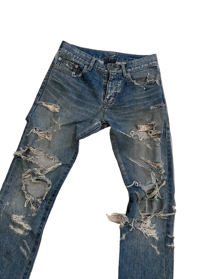 Saint Laurent Paris FW13 Runway “Big Crash” Denim