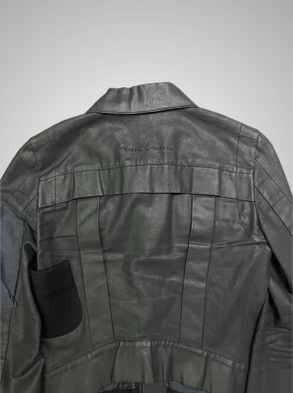Rick Owens SS03 Suckerball Waxed Denim Jacket