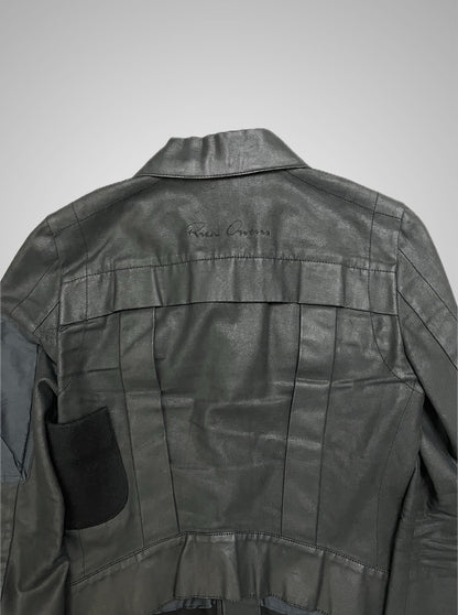 Rick Owens SS03 Suckerball Waxed Denim Jacket