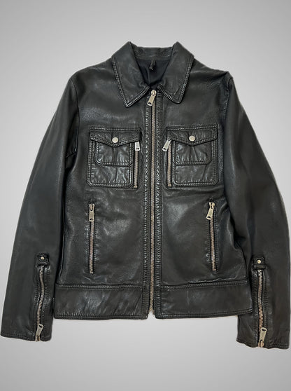 Dior Homme AW06 These Grey Days Leather Jacket