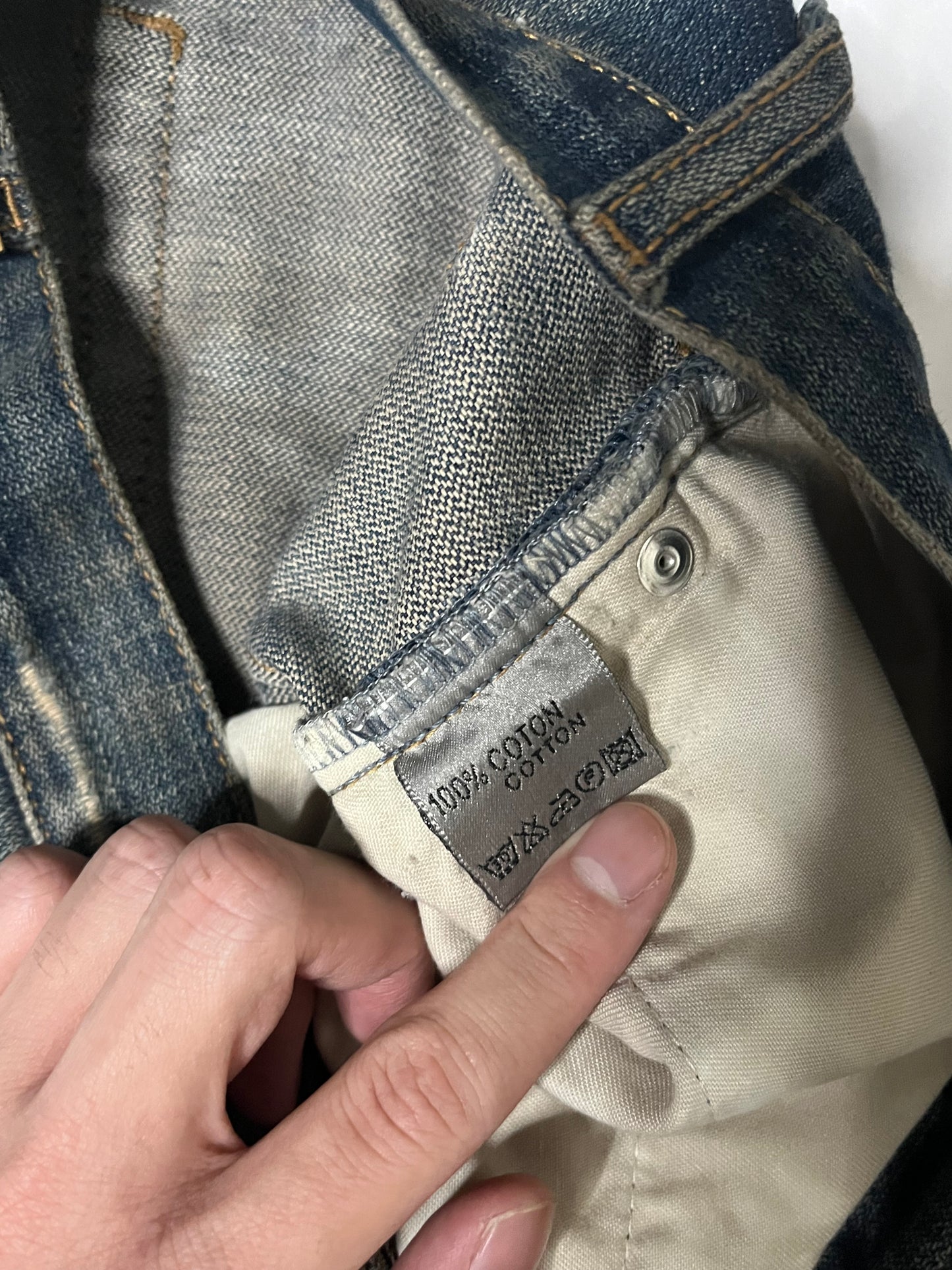 Dior Homme FW04 VOTC Rust Denim