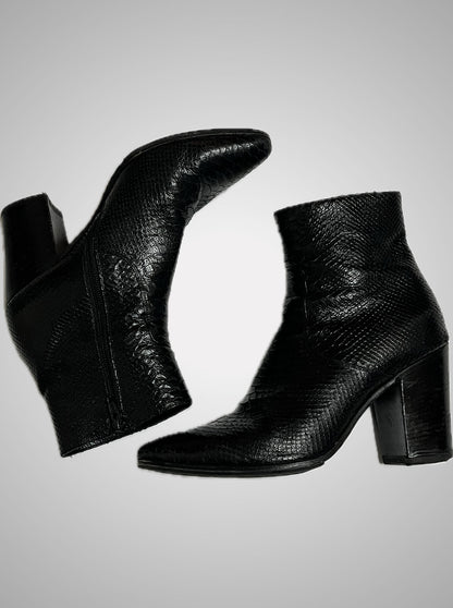 Saint Laurent Paris FW15 Python French 85 boots