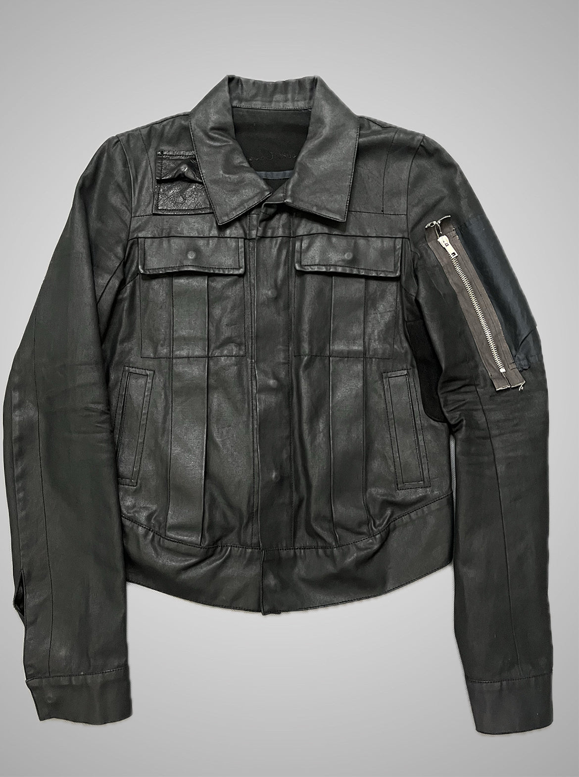 Rick Owens SS03 Suckerball Waxed Denim Jacket