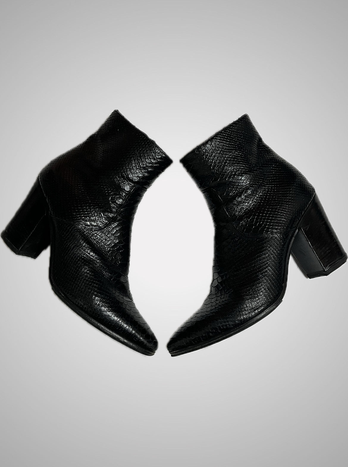 Saint Laurent Paris FW15 Python French 85 boots