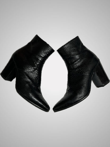 Saint Laurent Paris FW15 Python French 85 boots