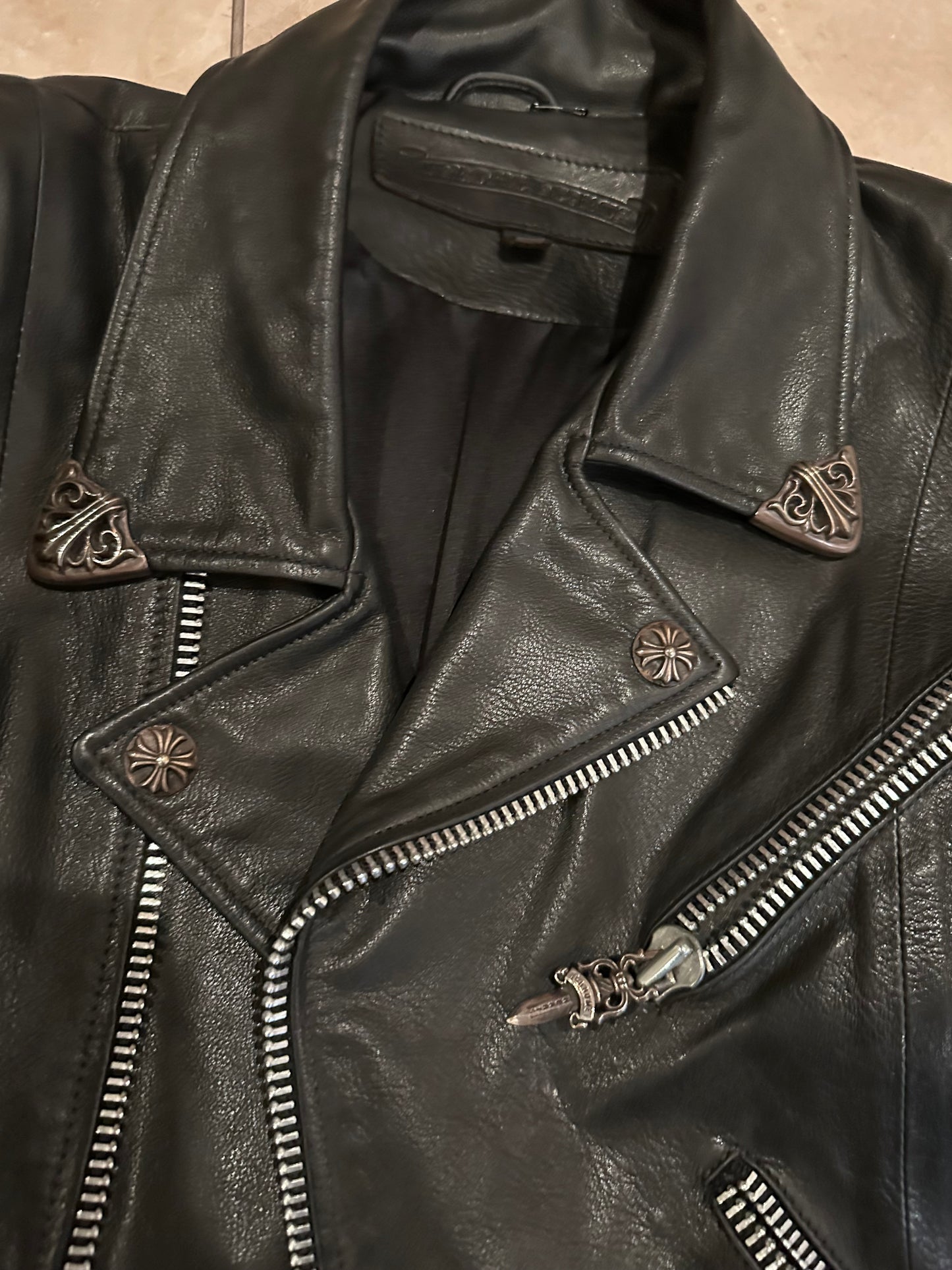 Chrome Hearts Custom Order JJ Dean Leather Jacket