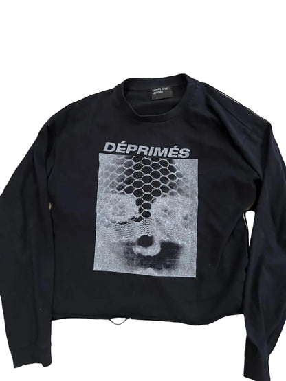 Enfants Riches Déprimés SS19 Cage Chain Graphic Long Sleeve