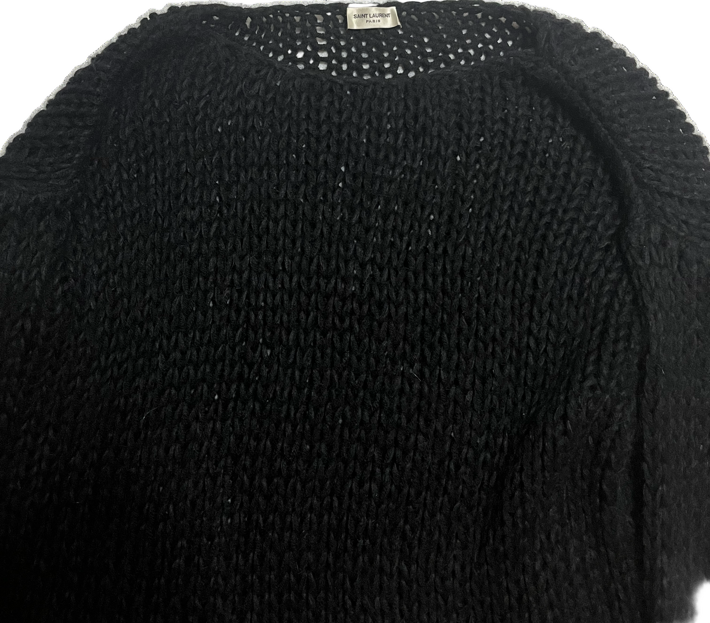 Saint Laurent Paris FW15 Mohair Punk Knit