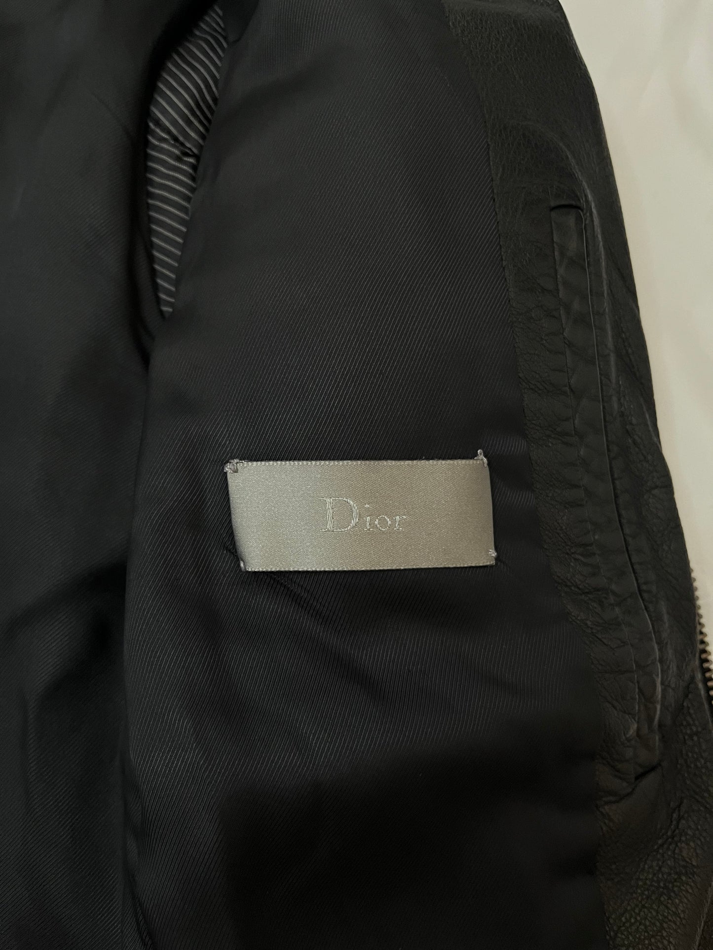 Dior Homme AW06 These Grey Days Leather Jacket